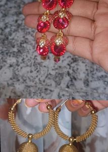 2 Earings Combo Set