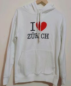 White Winter Hoodie ❤ Print For Girl Or Women