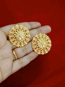 Square Floral Earrings