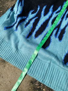 Flame Graphic Sweater