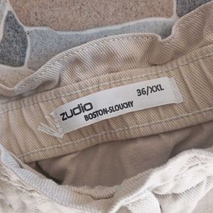 Beige Zudio Pants