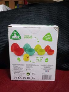 New sealed unused ELC Nesting Eggs Toy