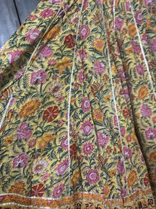 Yellow Anarkali Kurti