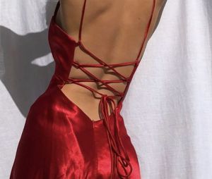 Burgundy Lace Slip Dress
