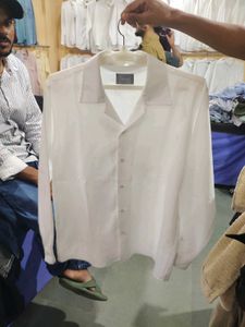 White Camp Collar Shirt✅✅