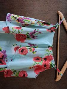 SASSAFRAS Floral Print Dress