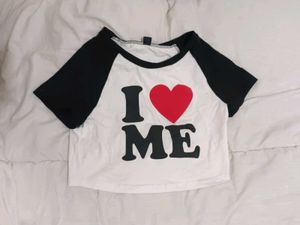 I Heart Me baby tee