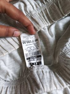 Gray &amp; Pink Striped Lounge Pants