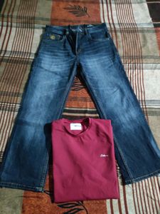 Jean Pant + Tshirt