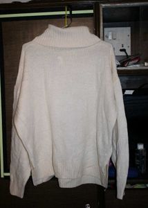 2 White turtle neck sweater