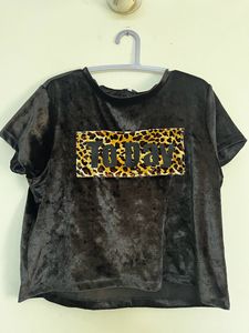 Black Velvet Top