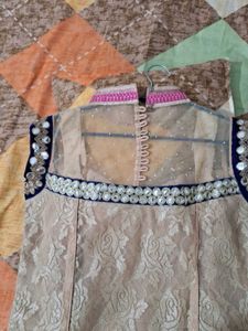 Embroidered Straight Long Kurta