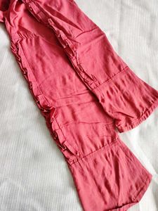 Pink Embroidered Long Sleeve Top 🩷