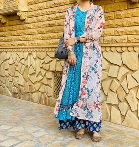 Floral Duster &amp; Dress Set