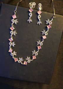 American Diamond Jewellery Set