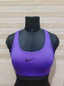 Nike Purple Sports Bra Size M