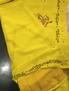 Resham Ki Kadhai Work Saree