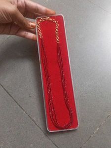 Marron 3 Layers Beads Chain