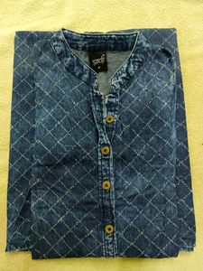 Branded Denim Kurti