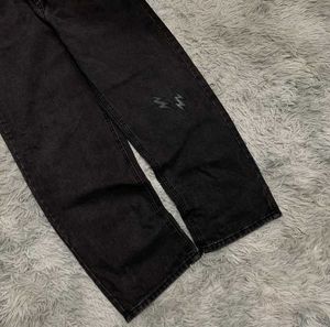 Unisex baggy black jeans
