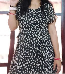 Black and white dress