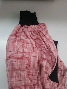 Pink Checkered Tie Top