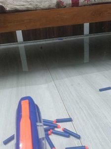 fibre gun with fiber and sponge bullets
