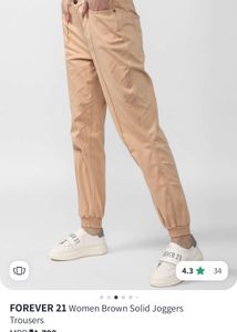 Forever 21 Women Solid Jogger