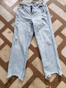 Light Wash Distressed Jeans