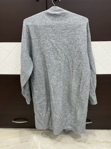 Imported Grey Wollen Shrug