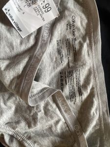 Calvin Klein Gray Cotton Underwear