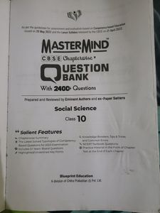 MasterMind Social Science Questions Bank