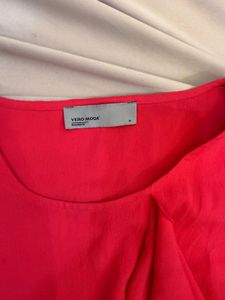 Chic Red Ruffle Dress