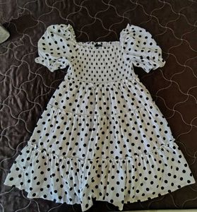 Polka Dot Tiered Dress