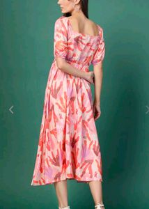 Floral Print Midi Dress