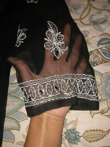 Beautiful Partywear black kurti with inner