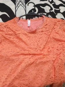 Pink Lace Top