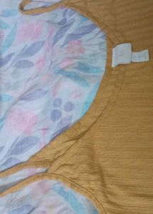 H&amp;M Mustard Tank Top