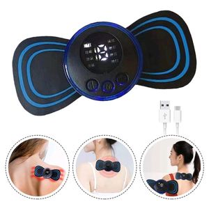 Portable USB Neck Massager Electric Neck Massager Automatic Massage Enhancer Mini Cervical Massager EMS Lymphatic Drainage Massage with Cable