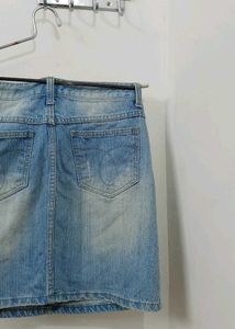 Denim Mini Skirt