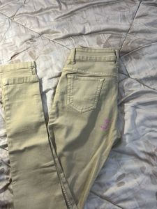 Sandy Tan Skinny Jeans