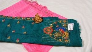 Absolutely never used beautiful fancy Saree💐💐💐