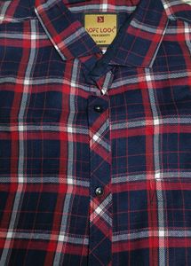 Soft Look Slim Fit Plaid Shirt