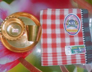 Brass Pooja Set for laddu gopal,