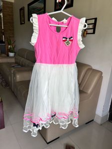 Cute Pink & White Dress