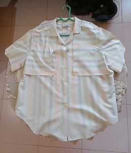 USA made Front open striped shirt