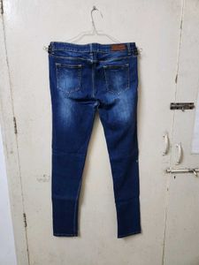 Allen Solly Women Navy Skinny Fit Darkwash Jeans