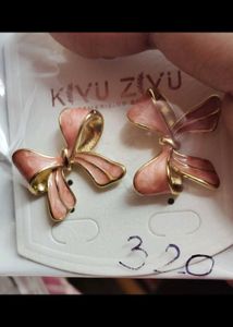 Anti-tarnish Bow Earrings