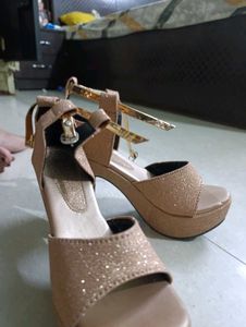 Glittery Party Wear Heels Very Good Quality