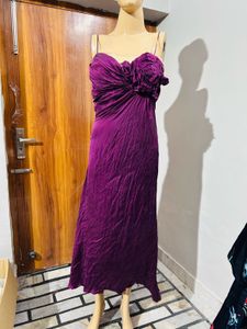 Elegant Purple Maxi Dress